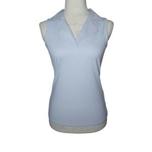 Undercover Agent Sleeveless Top Notched Collar  XS
